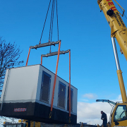 Anlieferung BVS Trafo Station